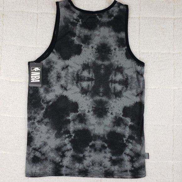 NBA NEW MEN'S BLACK/GRAY T-SHIRT SIZE MEDIUM - Picture 2 of 9